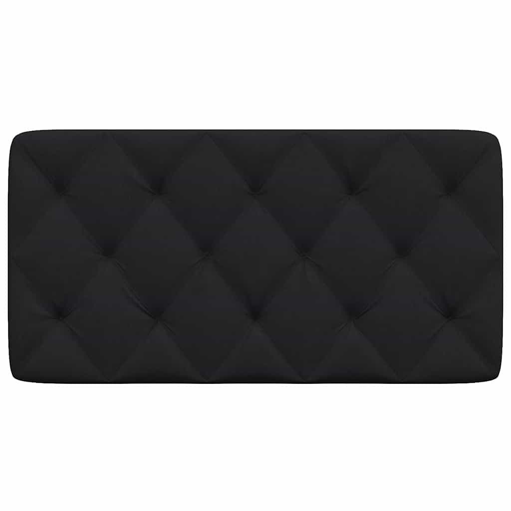 vidaXL Kopfteil-Kissen Schwarz 100 cm Stoff