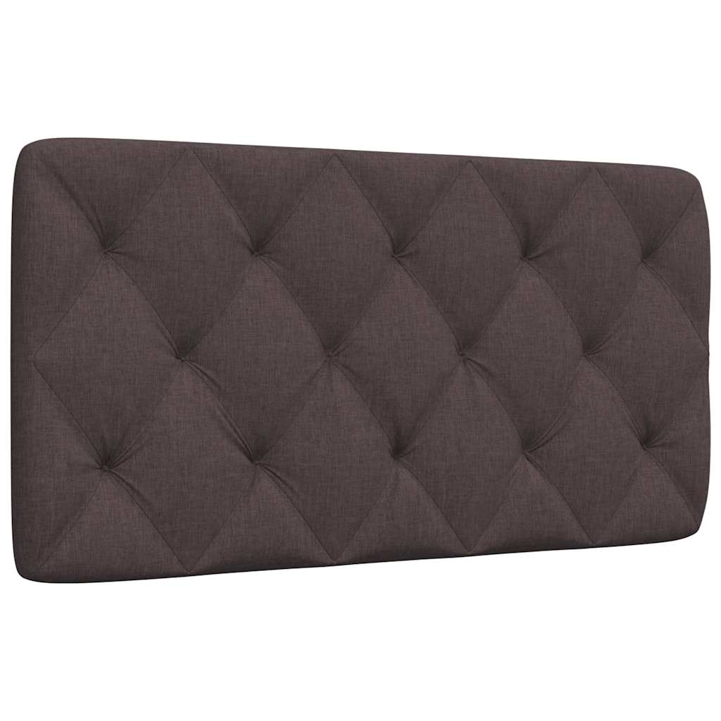 vidaXL Kopfteil-Kissen Dunkelbraun 100 cm Stoff