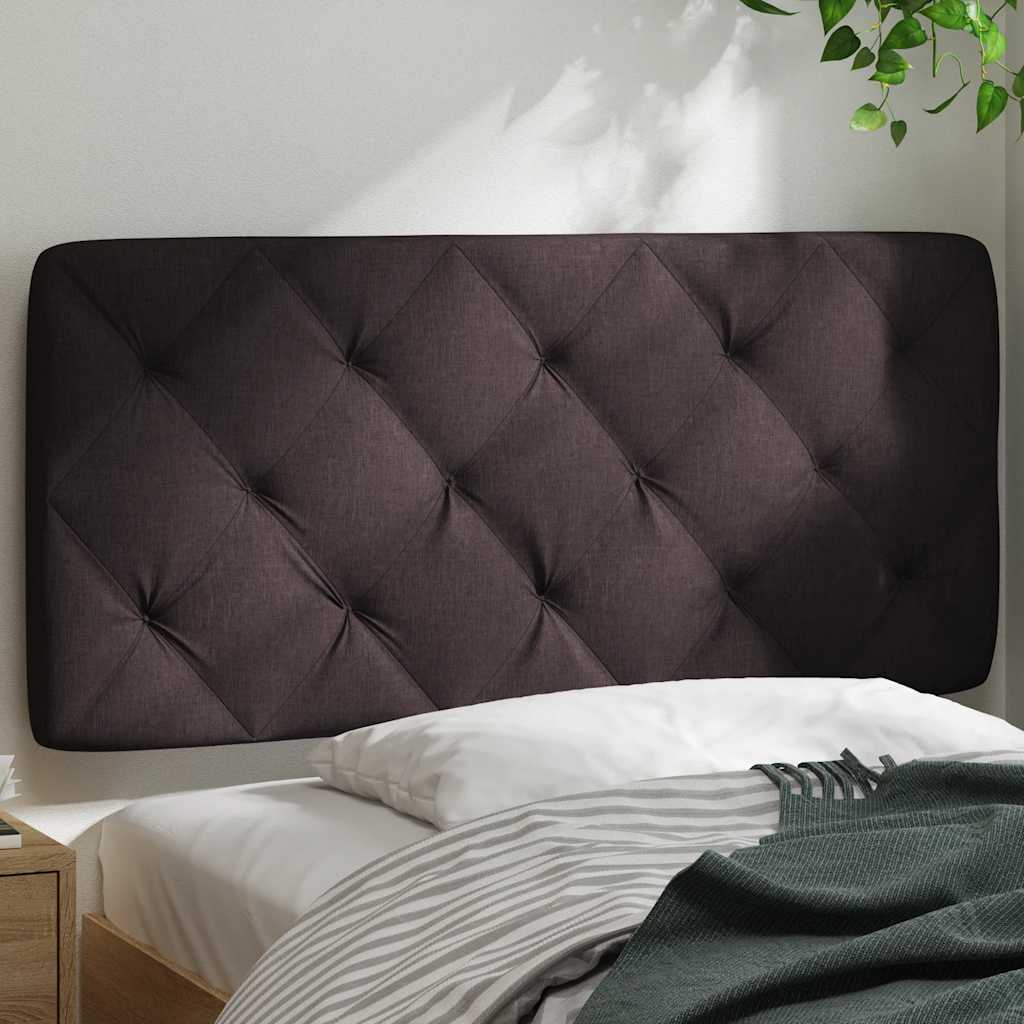 vidaXL Kopfteil-Kissen Dunkelbraun 100 cm Stoff