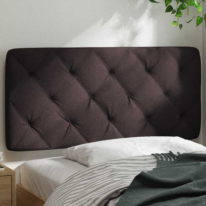vidaXL Kopfteil-Kissen Dunkelbraun 100 cm Stoff