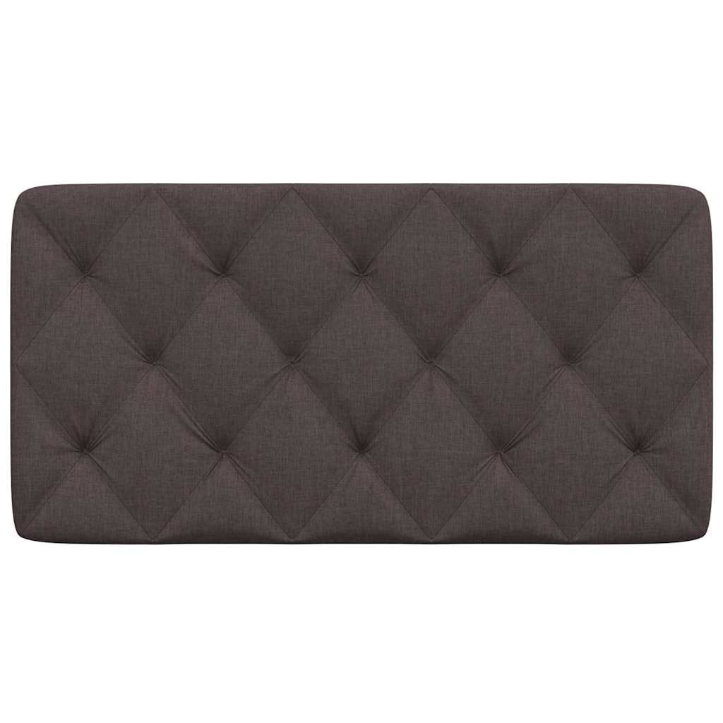 vidaXL Kopfteil-Kissen Dunkelbraun 100 cm Stoff