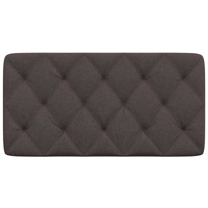vidaXL Kopfteil-Kissen Dunkelbraun 100 cm Stoff