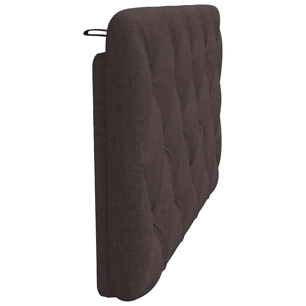 vidaXL Kopfteil-Kissen Dunkelbraun 100 cm Stoff
