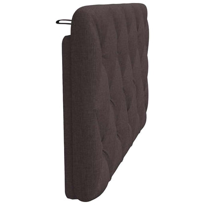 vidaXL Kopfteil-Kissen Dunkelbraun 100 cm Stoff