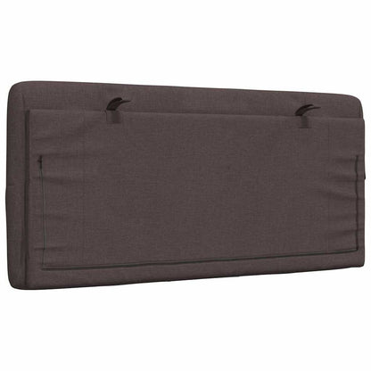 vidaXL Kopfteil-Kissen Dunkelbraun 100 cm Stoff