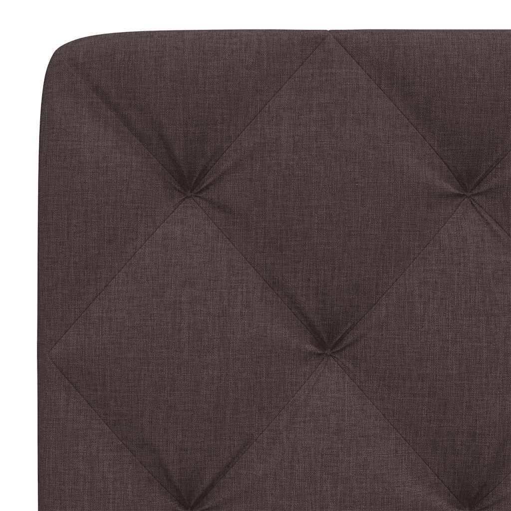 vidaXL Kopfteil-Kissen Dunkelbraun 100 cm Stoff