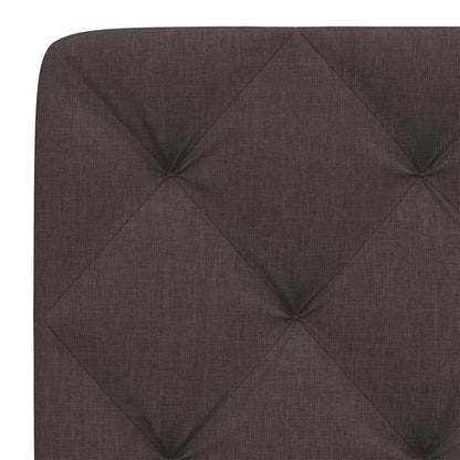 vidaXL Kopfteil-Kissen Dunkelbraun 100 cm Stoff