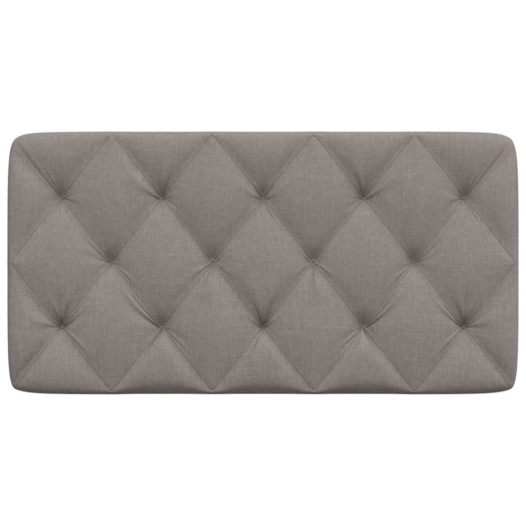 vidaXL Kopfteil-Kissen Taupe 100 cm Stoff