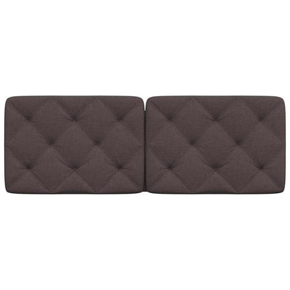 vidaXL Kopfteil-Kissen Dunkelbraun 120 cm Stoff