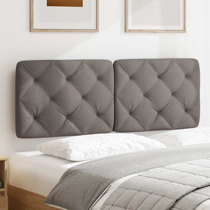 vidaXL Kopfteil-Kissen Taupe 120 cm Stoff