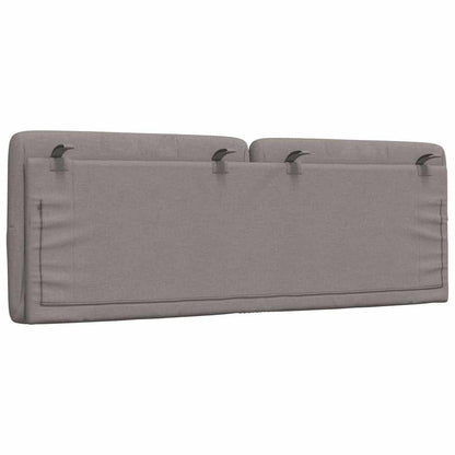 vidaXL Kopfteil-Kissen Taupe 120 cm Stoff