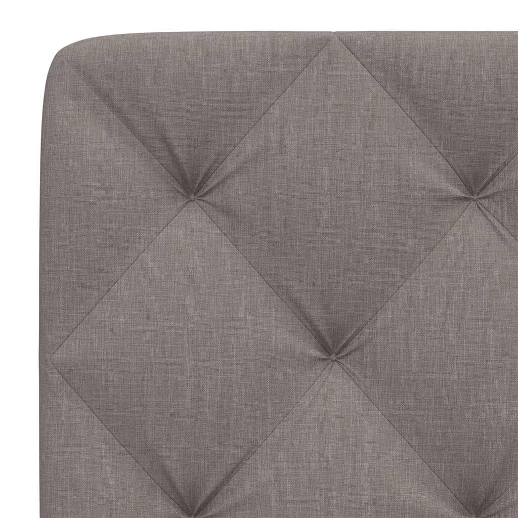 vidaXL Kopfteil-Kissen Taupe 120 cm Stoff