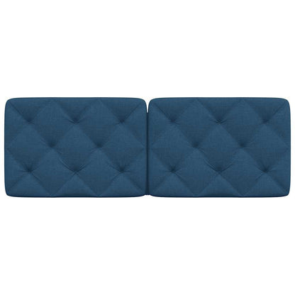 vidaXL Kopfteil-Kissen Blau 120 cm Stoff