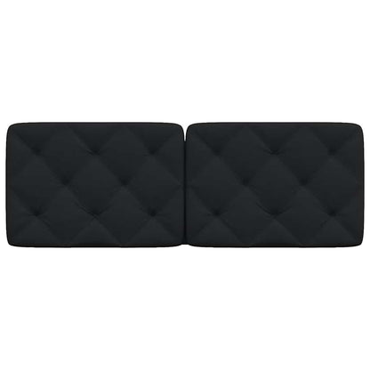 vidaXL Kopfteil-Kissen Schwarz 140 cm Stoff