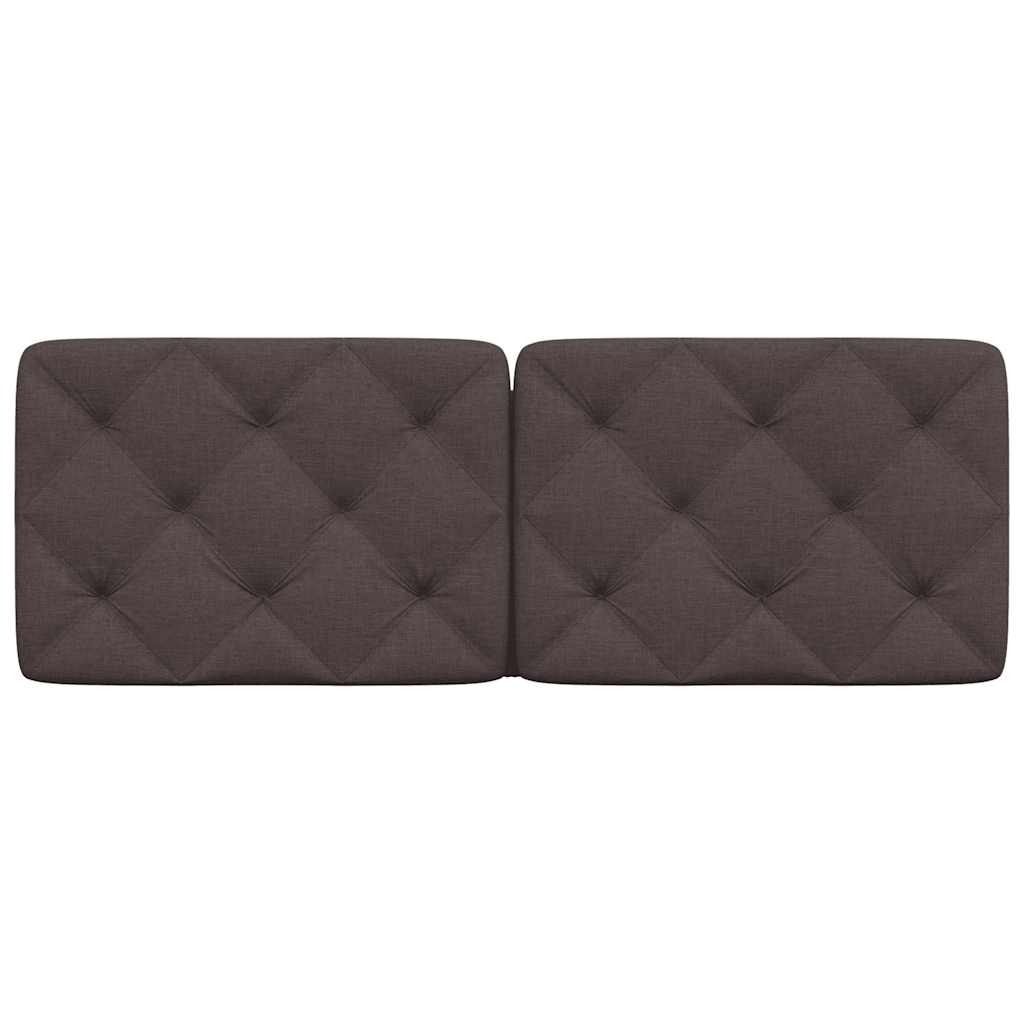 vidaXL Kopfteil-Kissen Dunkelbraun 140 cm Stoff
