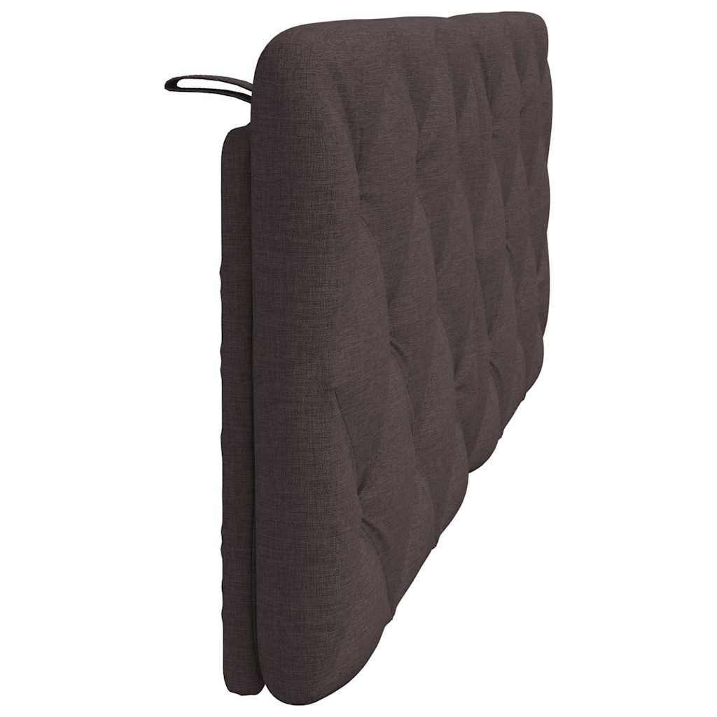 vidaXL Kopfteil-Kissen Dunkelbraun 140 cm Stoff