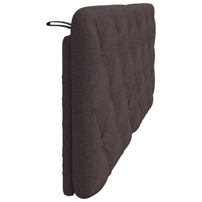 vidaXL Kopfteil-Kissen Dunkelbraun 140 cm Stoff