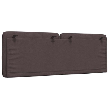 vidaXL Kopfteil-Kissen Dunkelbraun 140 cm Stoff