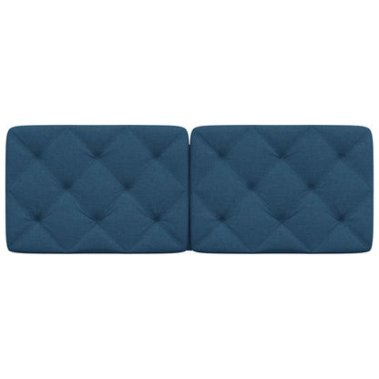 vidaXL Kopfteil-Kissen Blau 140 cm Stoff