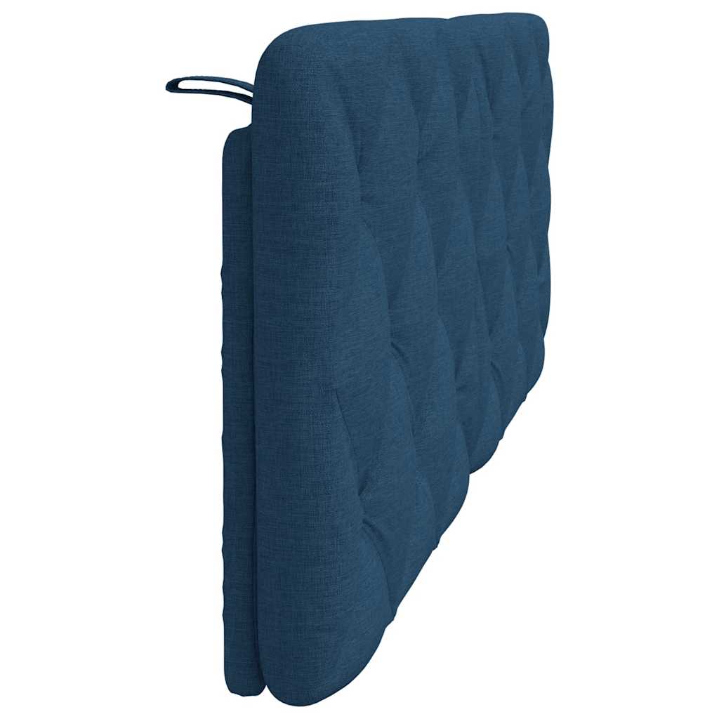 vidaXL Kopfteil-Kissen Blau 140 cm Stoff