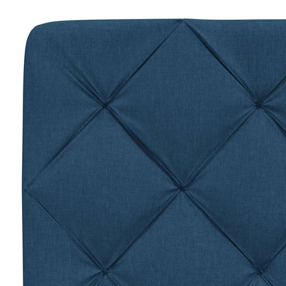 vidaXL Kopfteil-Kissen Blau 140 cm Stoff