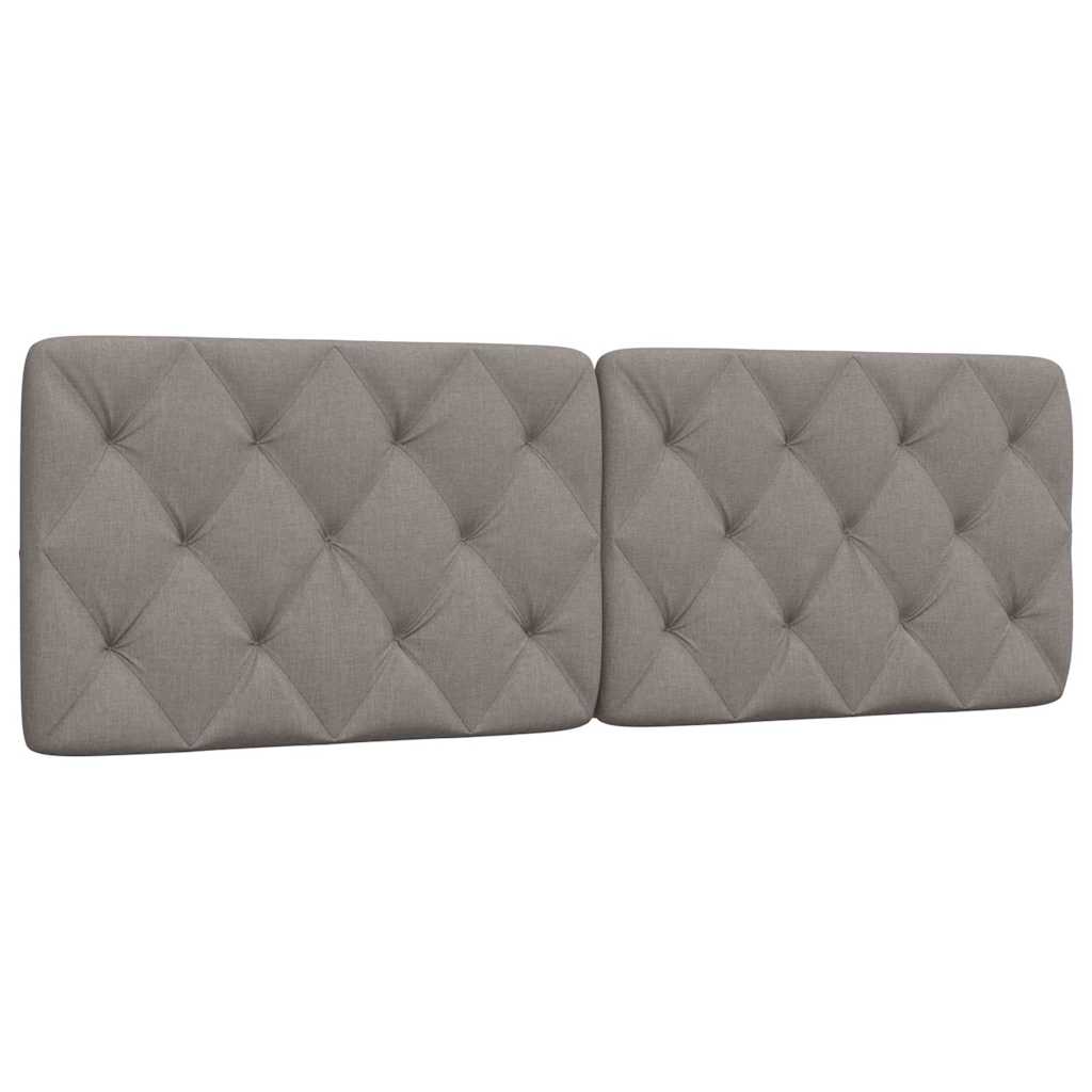 vidaXL Kopfteil-Kissen Taupe 160 cm Stoff
