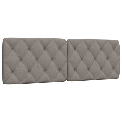 vidaXL Kopfteil-Kissen Taupe 160 cm Stoff
