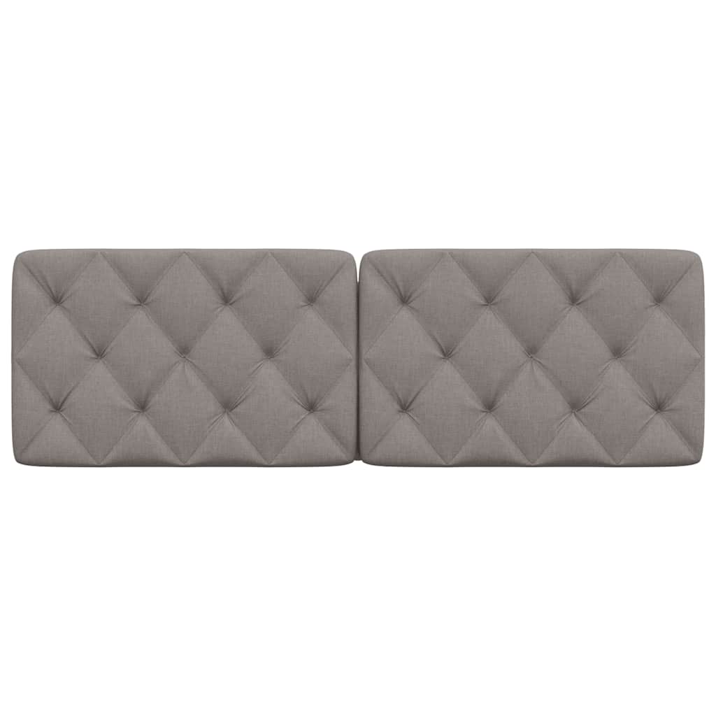 vidaXL Kopfteil-Kissen Taupe 160 cm Stoff