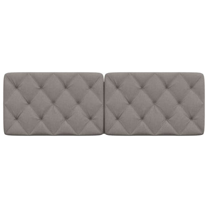 vidaXL Kopfteil-Kissen Taupe 160 cm Stoff