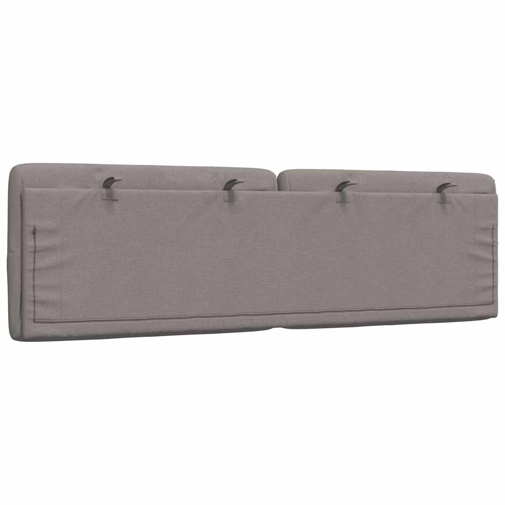 vidaXL Kopfteil-Kissen Taupe 160 cm Stoff