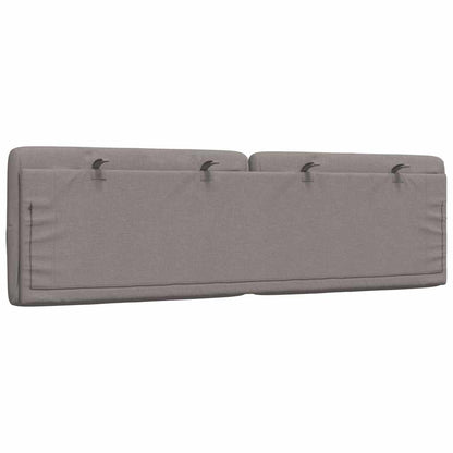 vidaXL Kopfteil-Kissen Taupe 160 cm Stoff