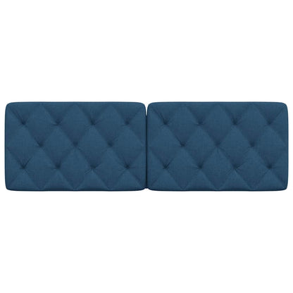 vidaXL Kopfteil-Kissen Blau 160 cm Stoff