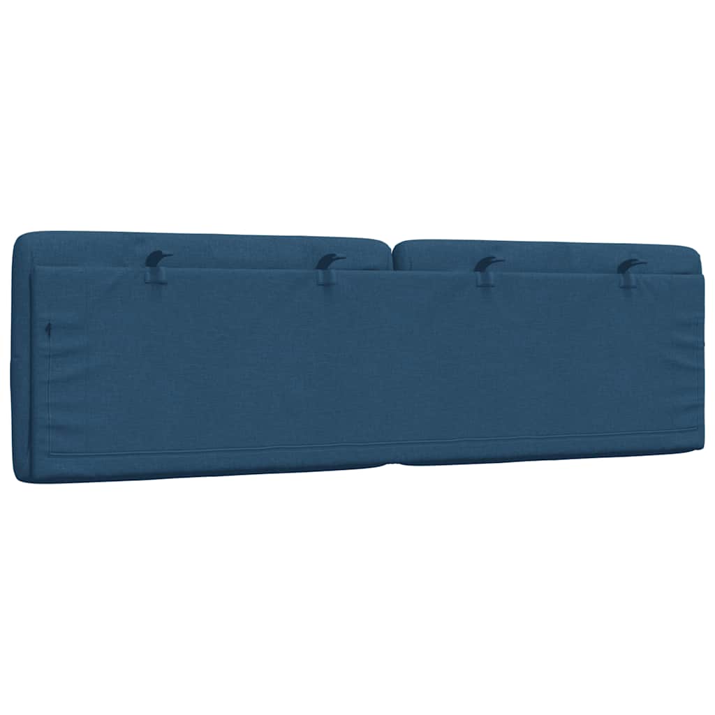 vidaXL Kopfteil-Kissen Blau 160 cm Stoff