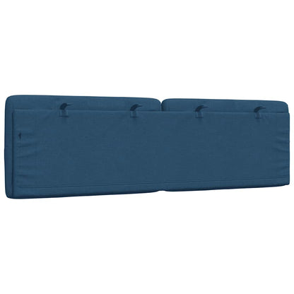 vidaXL Kopfteil-Kissen Blau 160 cm Stoff