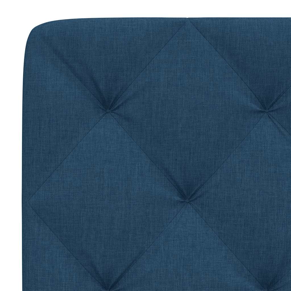 vidaXL Kopfteil-Kissen Blau 160 cm Stoff