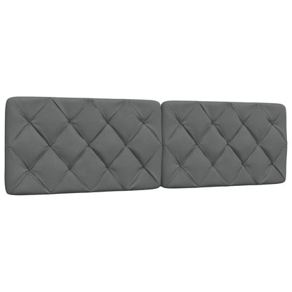 Kopfteil-Kissen Dunkelgrau 180 cm Stoff