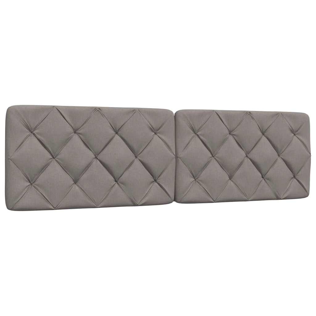 vidaXL Kopfteil-Kissen Taupe 180 cm Stoff