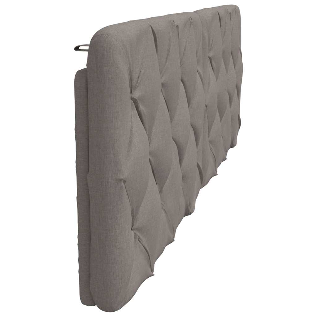 vidaXL Kopfteil-Kissen Taupe 180 cm Stoff
