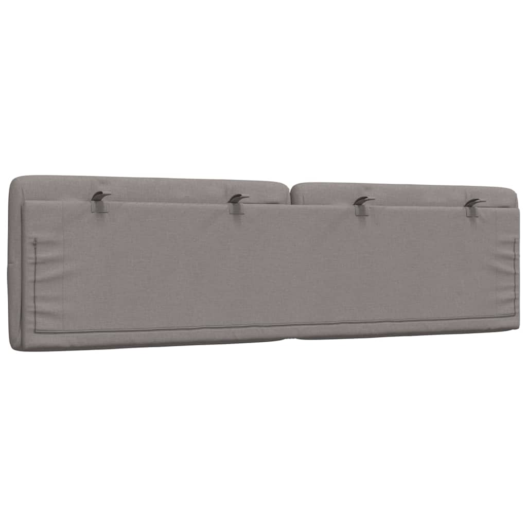 vidaXL Kopfteil-Kissen Taupe 180 cm Stoff