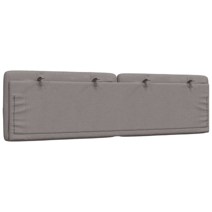 vidaXL Kopfteil-Kissen Taupe 180 cm Stoff