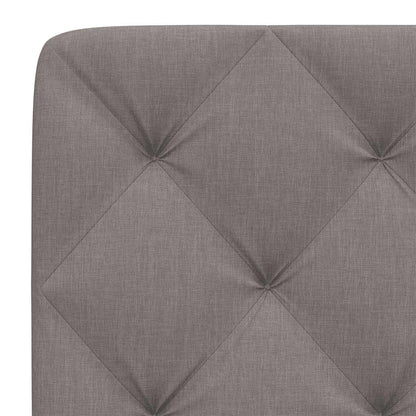 vidaXL Kopfteil-Kissen Taupe 180 cm Stoff
