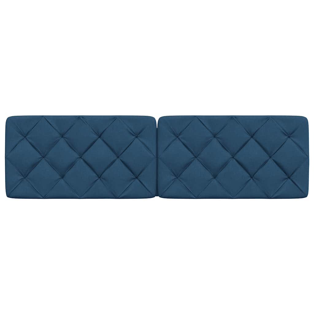 vidaXL Kopfteil-Kissen Blau 180 cm Stoff