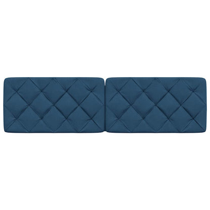vidaXL Kopfteil-Kissen Blau 180 cm Stoff