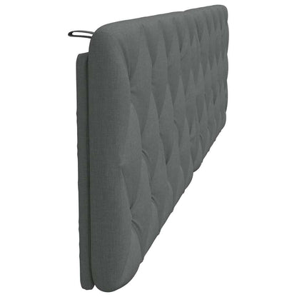 vidaXL Kopfteil-Kissen Dunkelgrau 200 cm Stoff