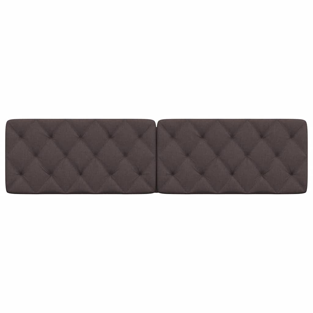vidaXL Kopfteil-Kissen Dunkelbraun 200 cm Stoff