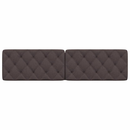 vidaXL Kopfteil-Kissen Dunkelbraun 200 cm Stoff