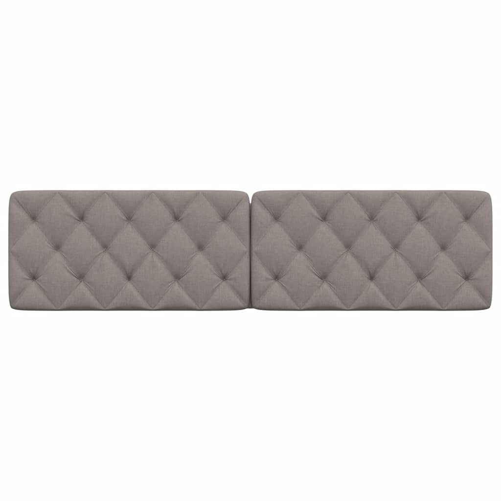 vidaXL Kopfteil-Kissen Taupe 200 cm Stoff