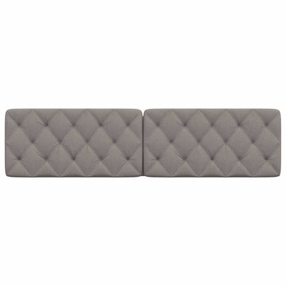 vidaXL Kopfteil-Kissen Taupe 200 cm Stoff