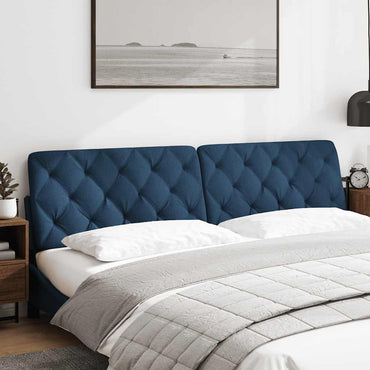 vidaXL Kopfteil-Kissen Blau 200 cm Stoff