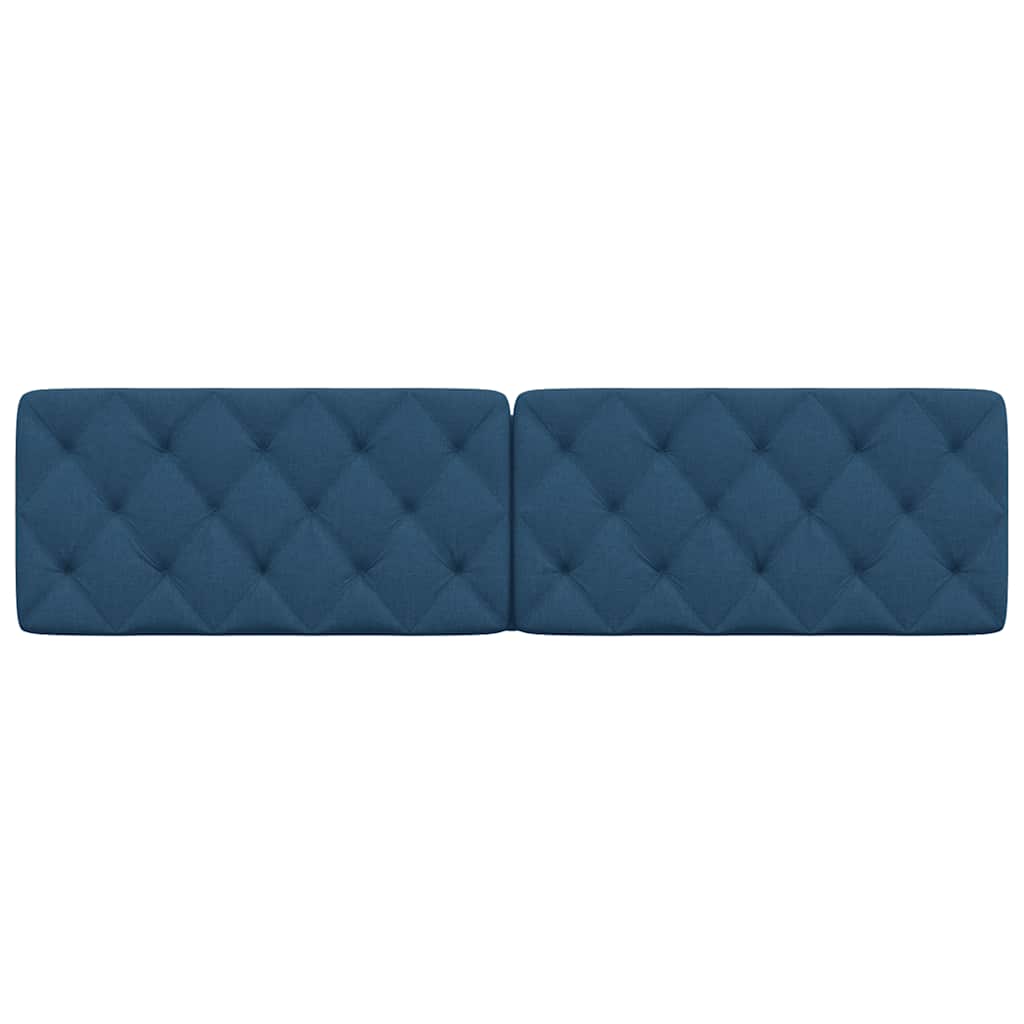 vidaXL Kopfteil-Kissen Blau 200 cm Stoff